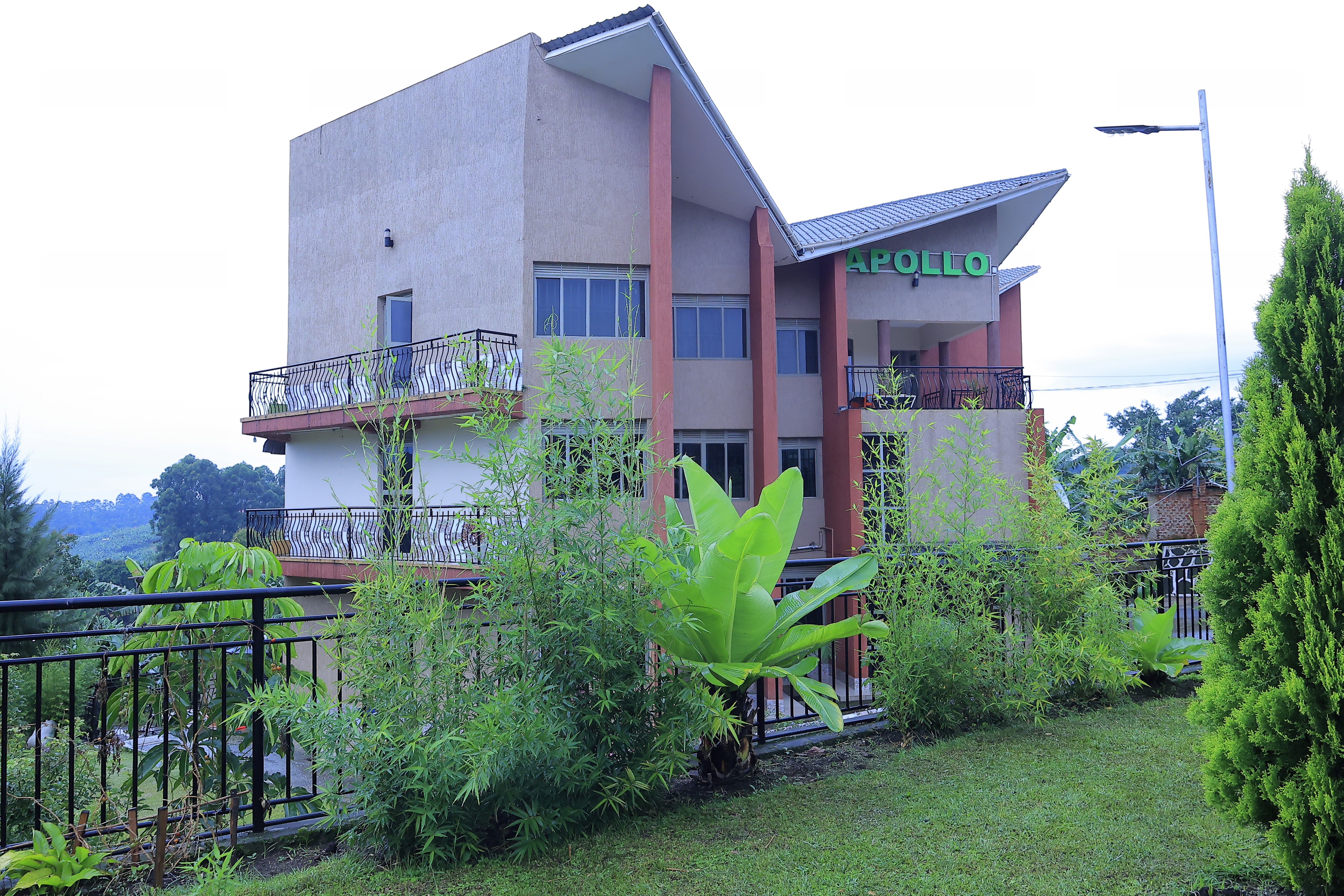 Apollo Inn entrance in Fort Portal